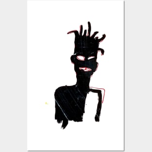 Basquiat Style Posters and Art